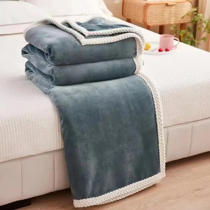 Pink Velvet Nap Blanket for Women
