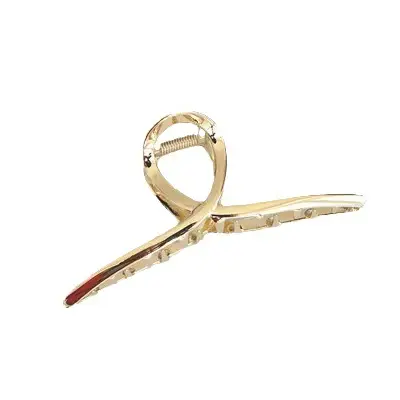 Gold Heart-Shaped Hair Clip for Women - Image 80