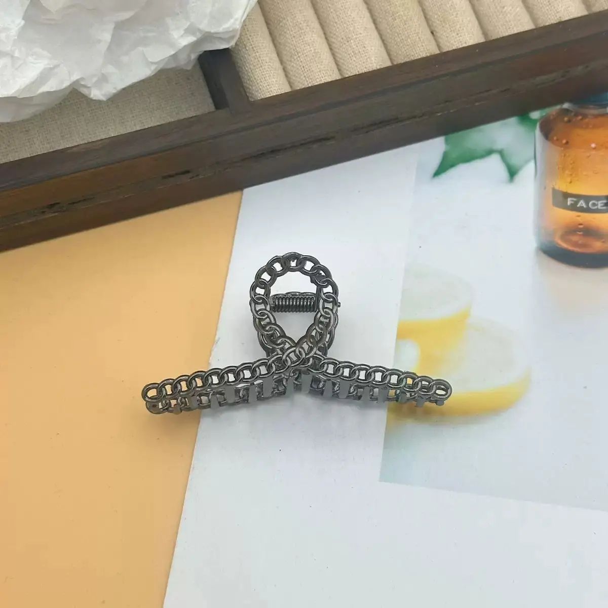 Gold Heart-Shaped Hair Clip for Women - Image 10