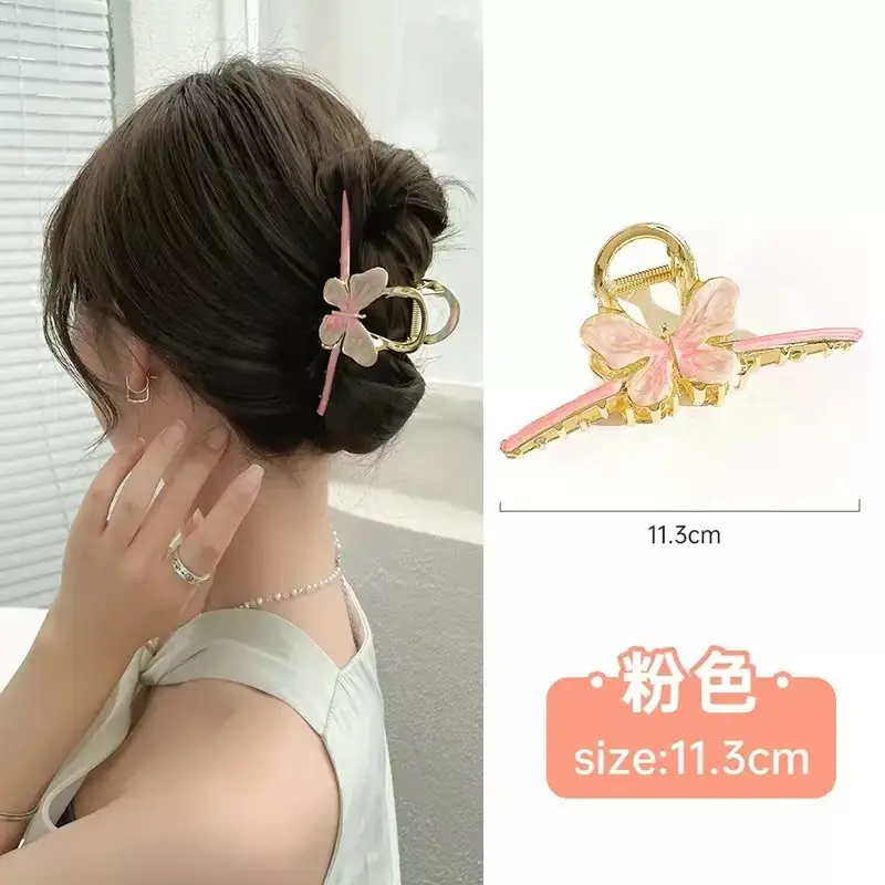 Gold Heart-Shaped Hair Clip for Women - Image 20