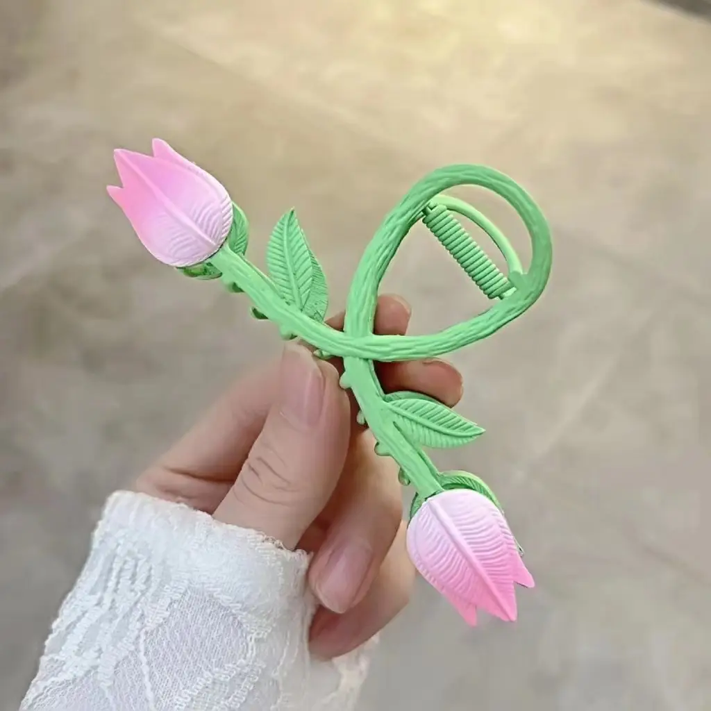 Metal Clamp Double Tulip