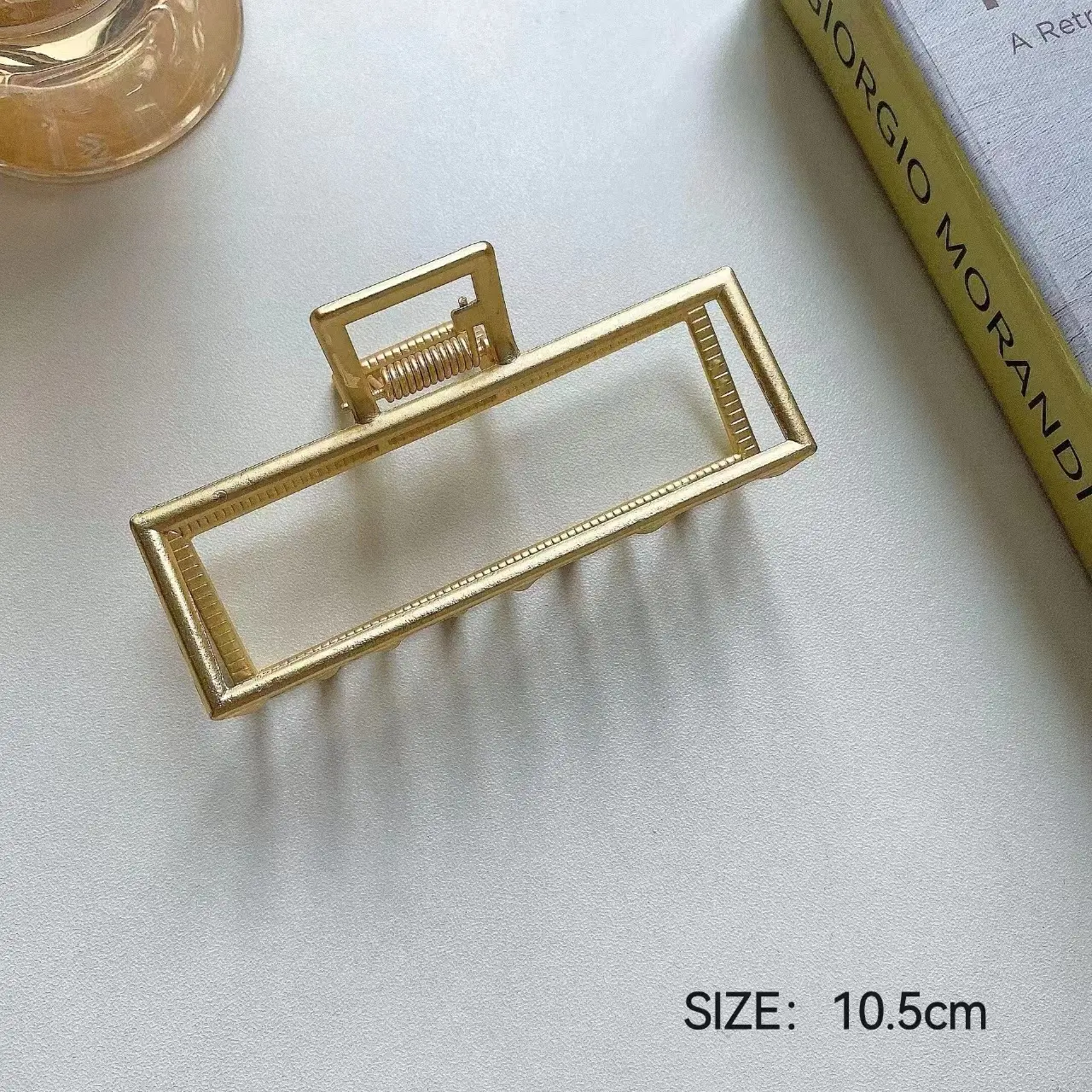Gold Heart-Shaped Hair Clip for Women - Image 9