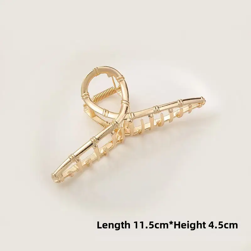 Gold Heart-Shaped Hair Clip for Women - Image 25