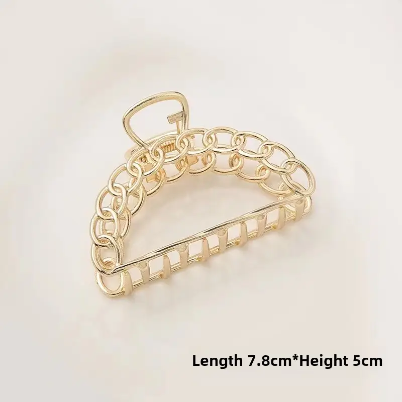 Gold Heart-Shaped Hair Clip for Women - Image 28