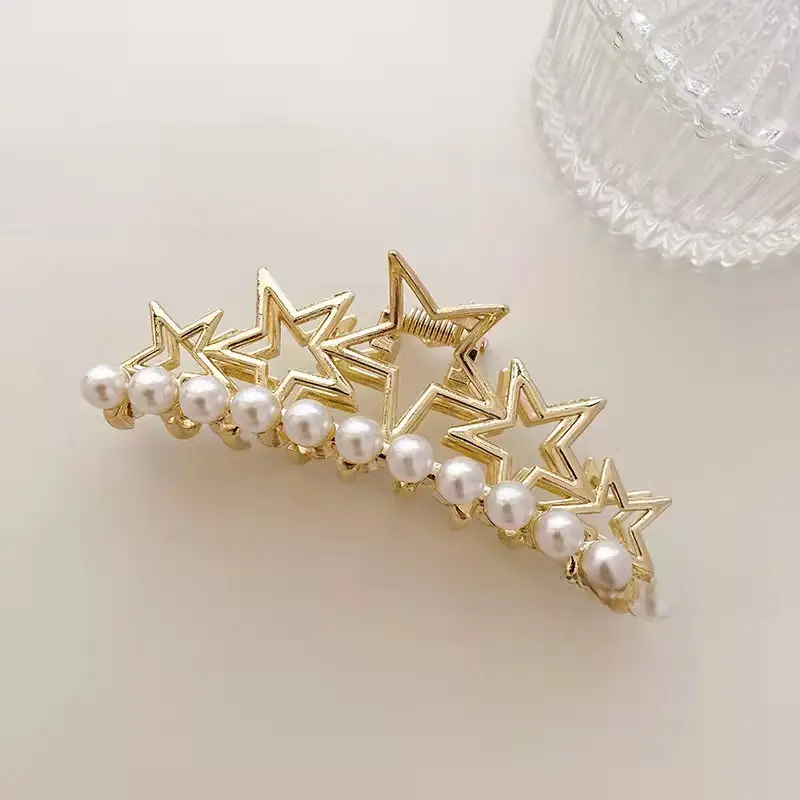 Gold Heart-Shaped Hair Clip for Women - Image 61