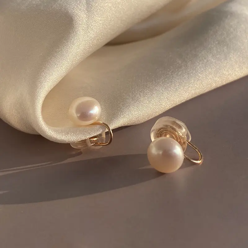 Natural Freshwater Pearl Earrings for Women - Image 4