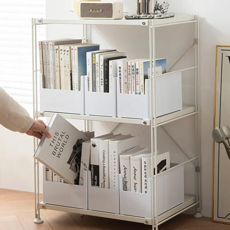 White Cabinet Right-Angle Snack Storage Box - Image 6