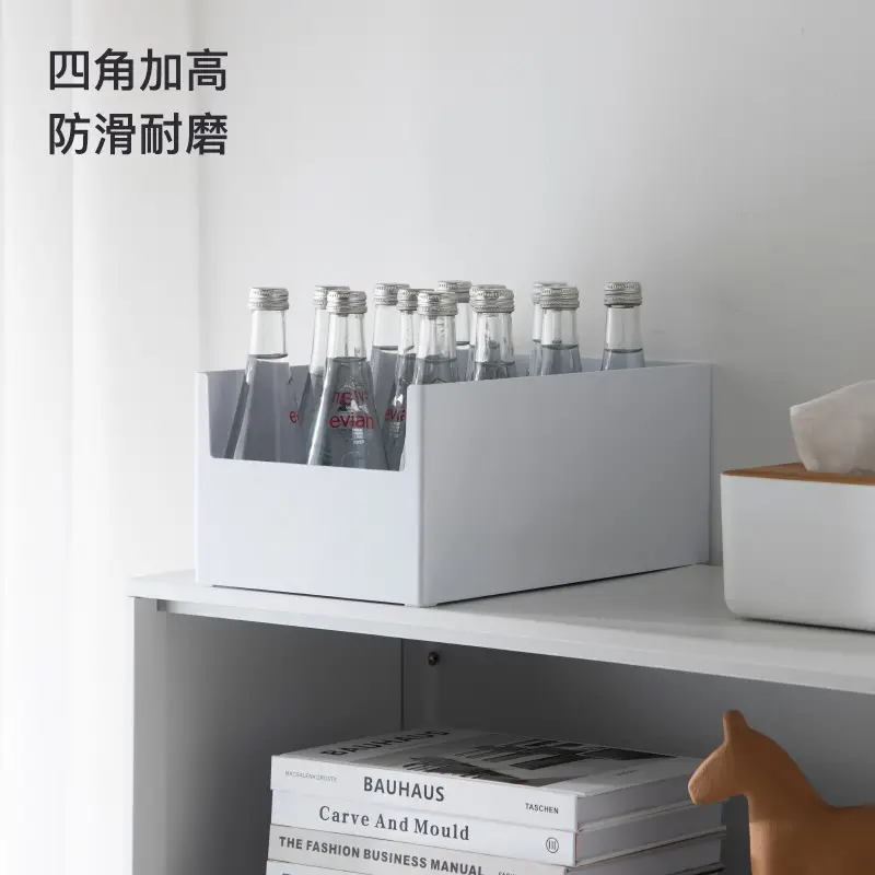 White Cabinet Right-Angle Snack Storage Box - Image 8