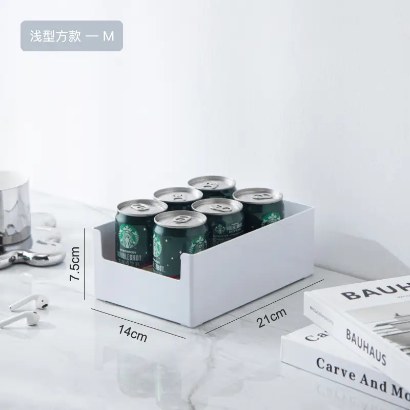 White Cabinet Right-Angle Snack Storage Box - Image 3
