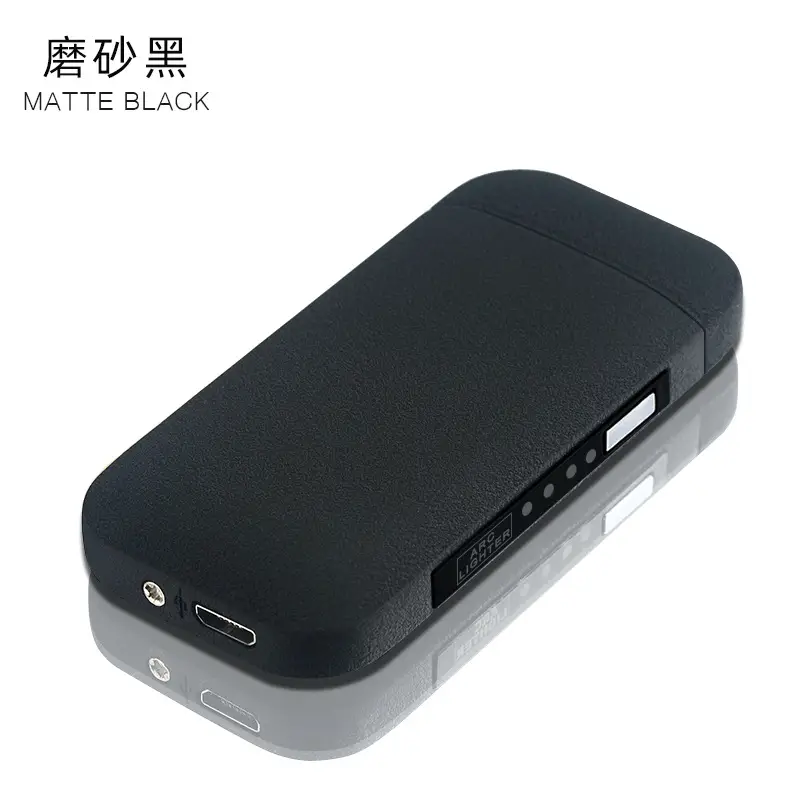Digital Cigarette Lighter USB Charging Black - Image 11