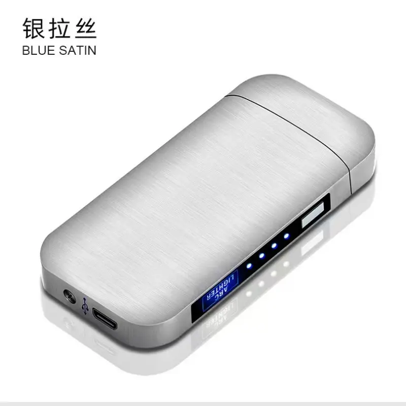 Digital Cigarette Lighter USB Charging Black - Image 2