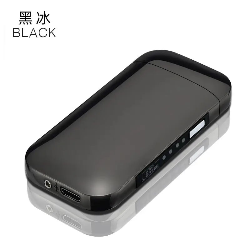 Digital Cigarette Lighter USB Charging Black - Image 6