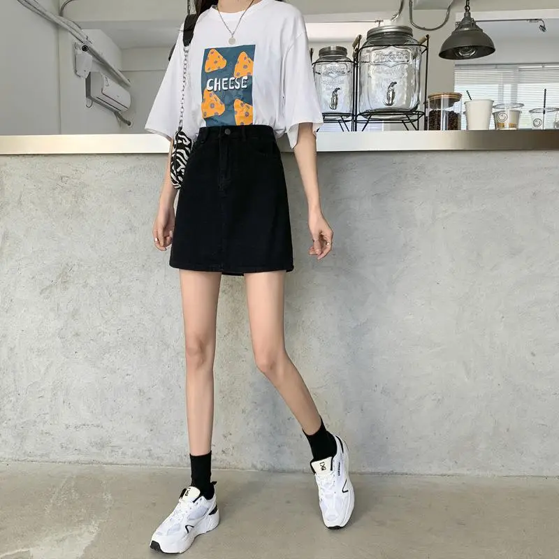 White High Waist Denim Shorts Women 2023 - Image 13