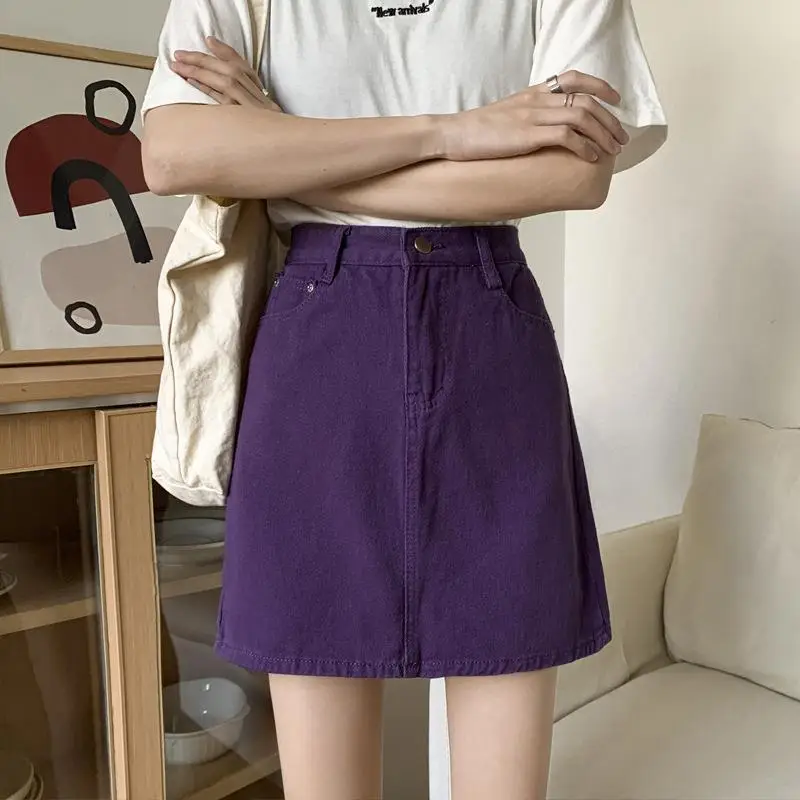 White High Waist Denim Shorts Women 2023 - Image 2