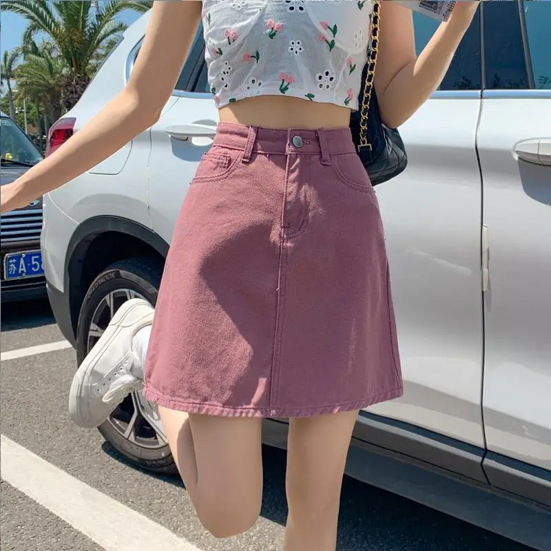 White High Waist Denim Shorts Women 2023 - Image 4