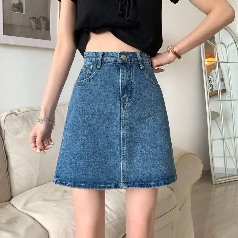 White High Waist Denim Shorts Women 2023 - Image 5