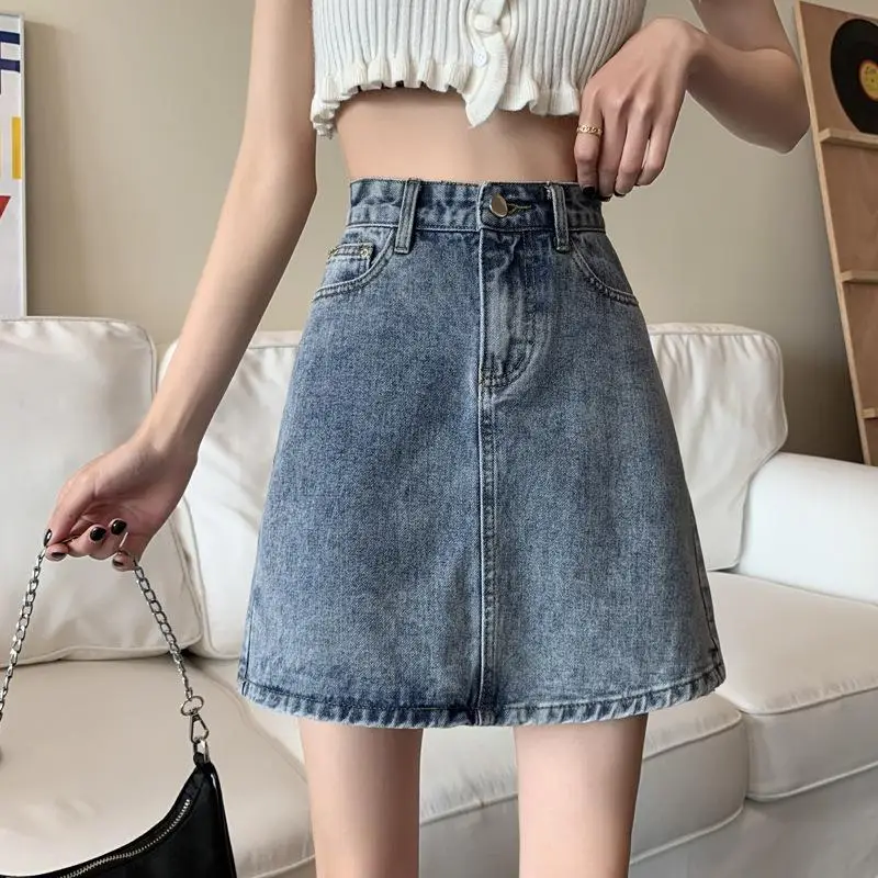 White High Waist Denim Shorts Women 2023 - Image 6