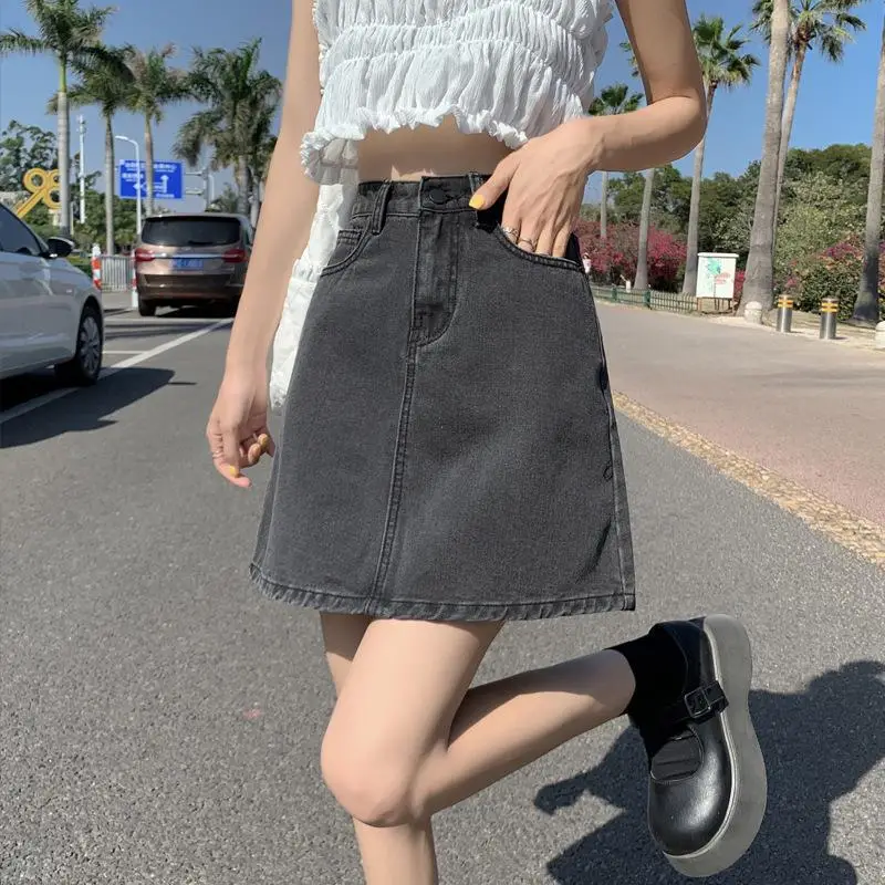 White High Waist Denim Shorts Women 2023 - Image 7