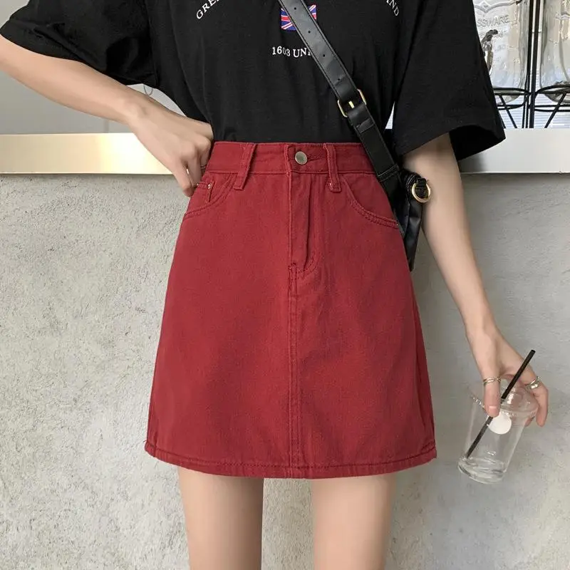 White High Waist Denim Shorts Women 2023 - Image 9