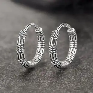 Korean Roman Numeral Earrings for Men — feature 9