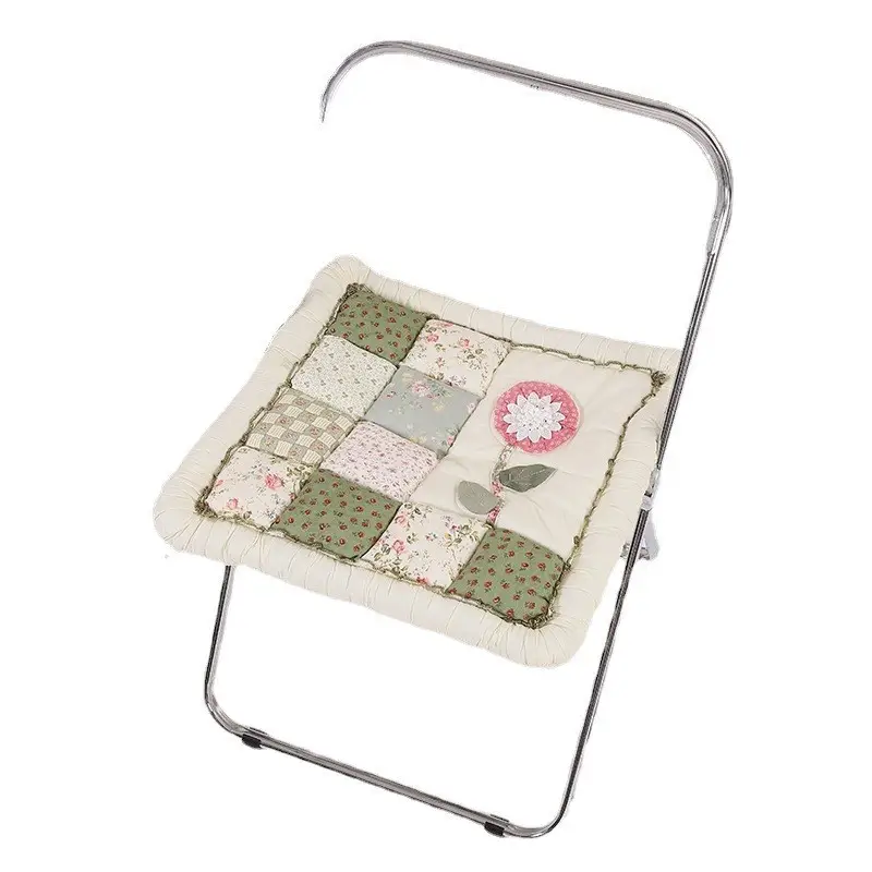 Korean Style Flower Cushion Non-Slip Office Chair Cushion Tatami Cushion - Image 7