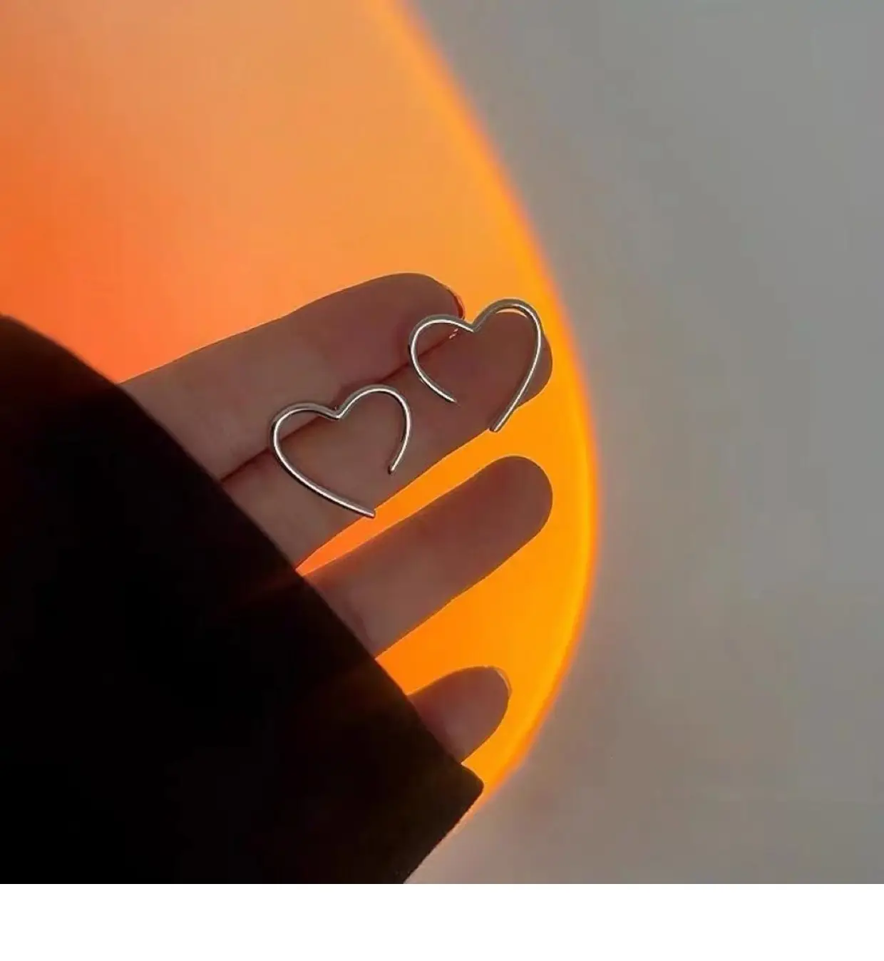 925 Sterling Silver Heart Stud Earrings for Women — feature 3