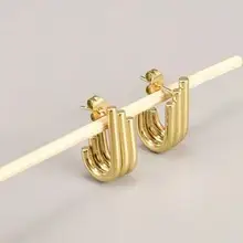 Crescent Earrings Gold Silver Stainless Steel 18K — feature 31