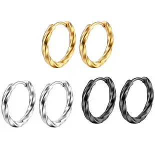 Crescent Earrings Gold Silver Stainless Steel 18K — feature 49