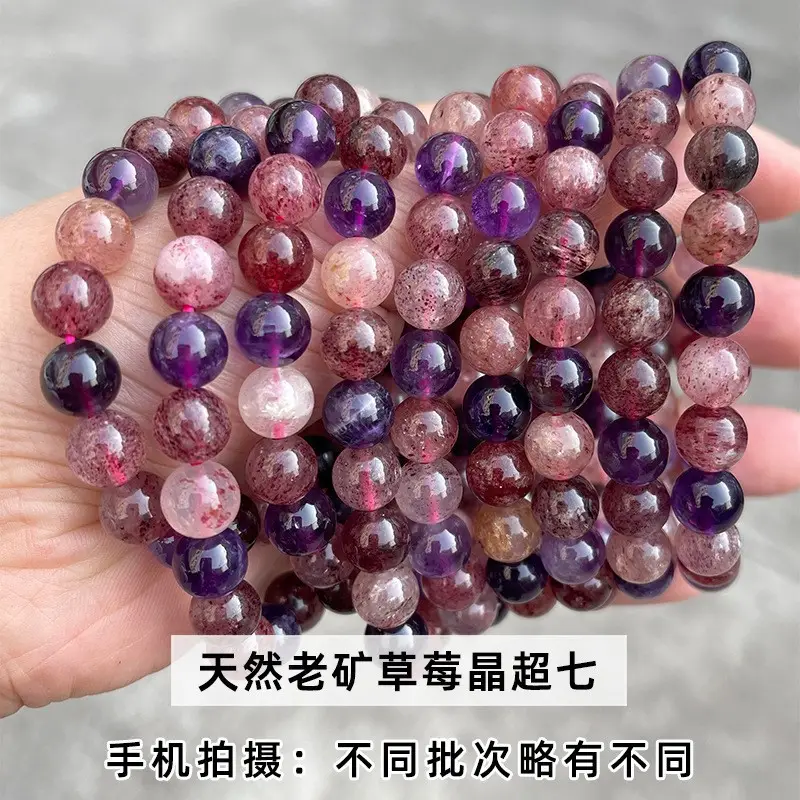 Red Strawberry Crystal Bracelet for Girls - Image 3