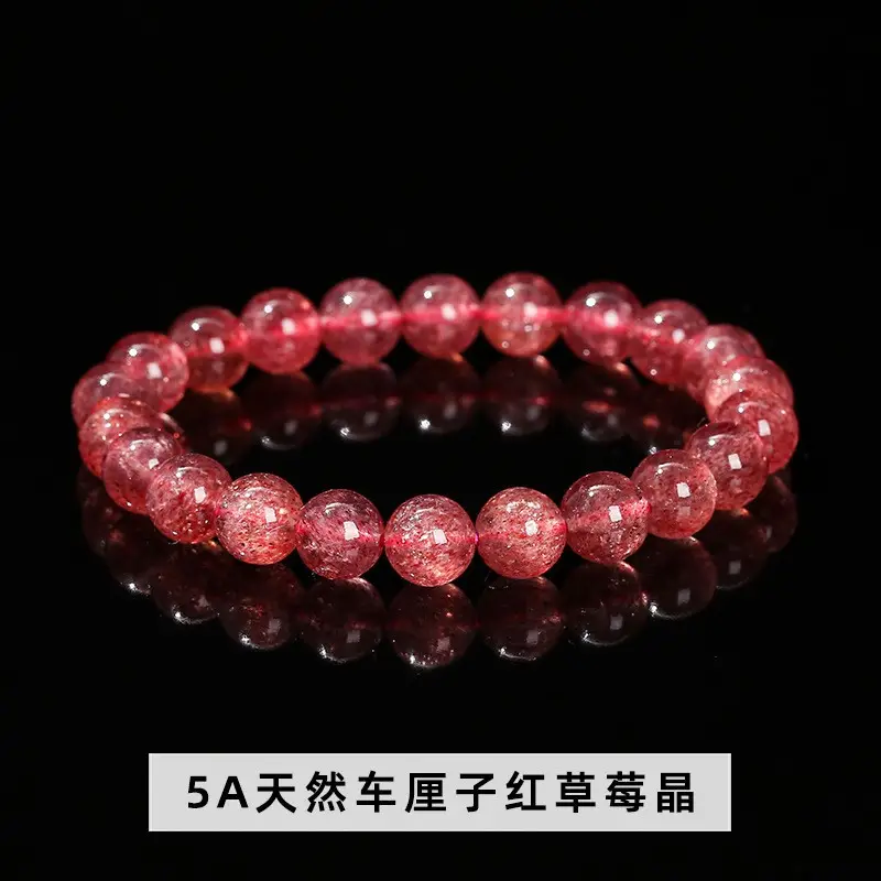 Red Strawberry Crystal Bracelet for Girls - Image 5