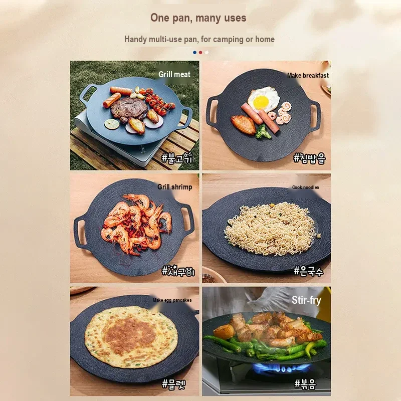 Round Aluminum Grill Pan, 33 cm, Nonstick Coating - Image 16