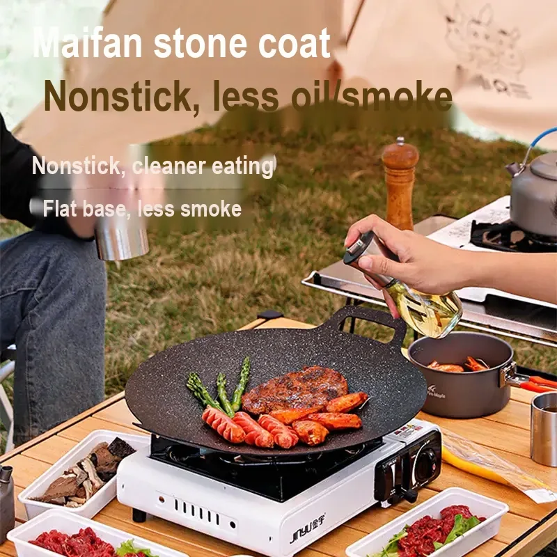 Round Aluminum Grill Pan, 33 cm, Nonstick Coating - Image 17