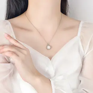 Korean Style Pearl Zircon Crown Pendant for Women — feature 14