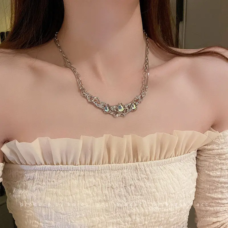 Silver Moonstone Spice Necklace for Women - Image 3