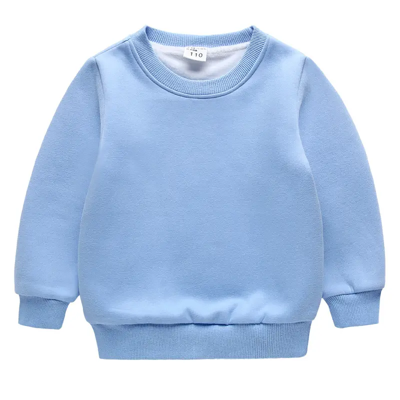 Red Fleece Lined Long Sleeve Sweatshirt Set for Kids Medium Large - Image 4
