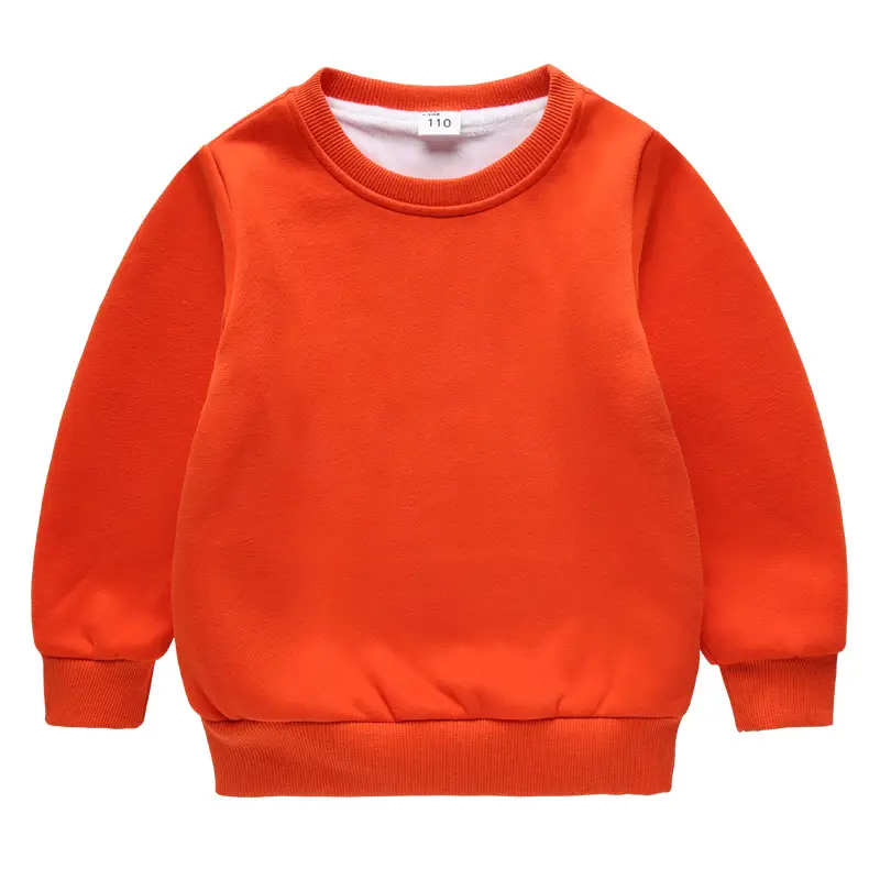 Red Fleece Lined Long Sleeve Sweatshirt Set for Kids Medium Large - Image 6