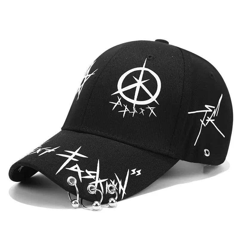 Black & White Hip Hop Personalized Baseball Cap - Image 8