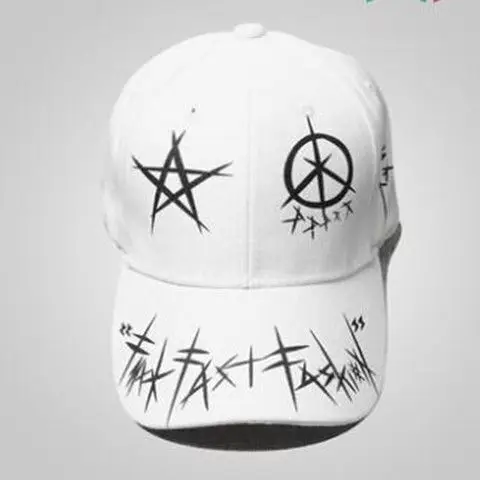 Black & White Hip Hop Personalized Baseball Cap - Image 2