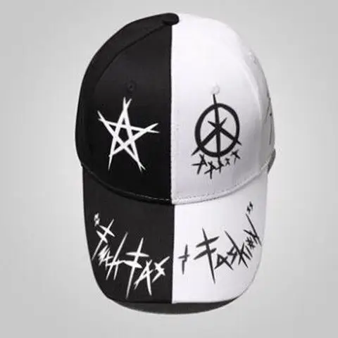 Black & White Hip Hop Personalized Baseball Cap - Image 3