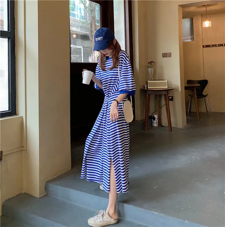 Women Striped Plus Size Summer 2026 Dress — feature 10