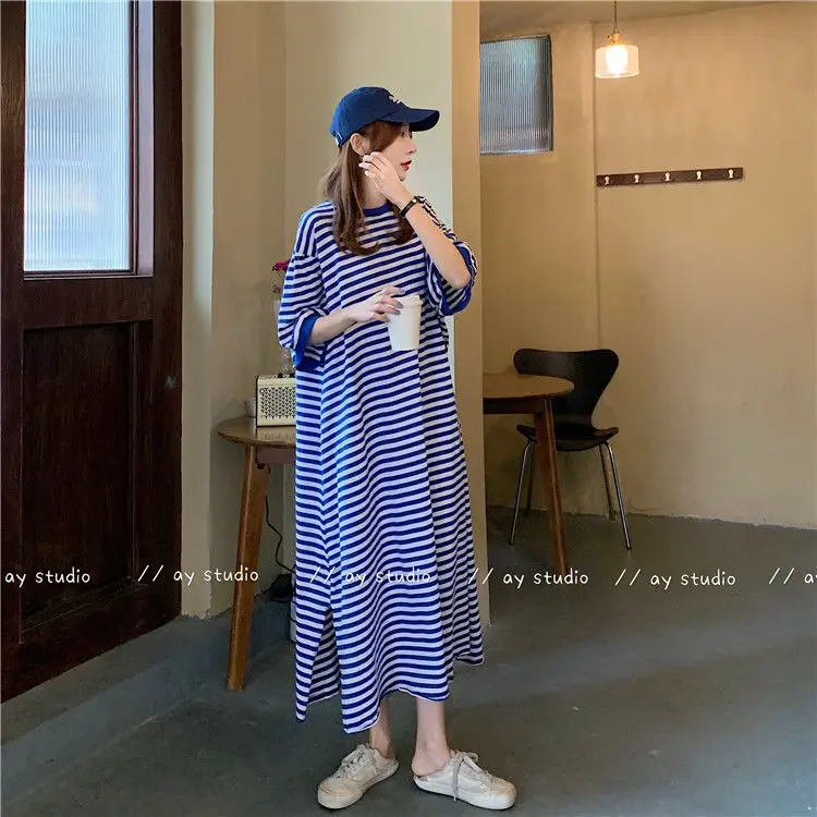 Women Striped Plus Size Summer 2026 Dress — feature 11