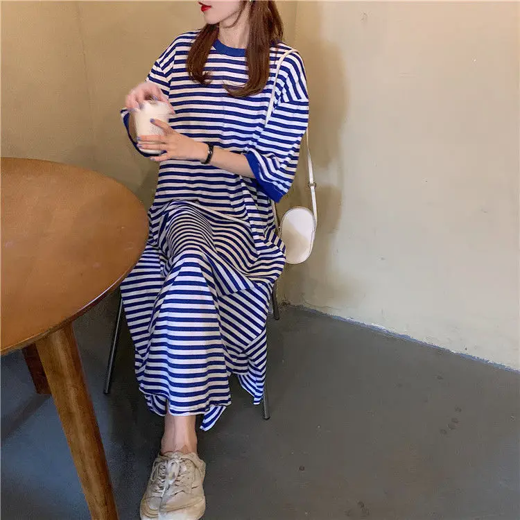 Women Striped Plus Size Summer 2026 Dress — feature 15