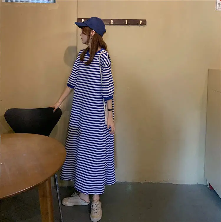 Women Striped Plus Size Summer 2026 Dress — feature 16