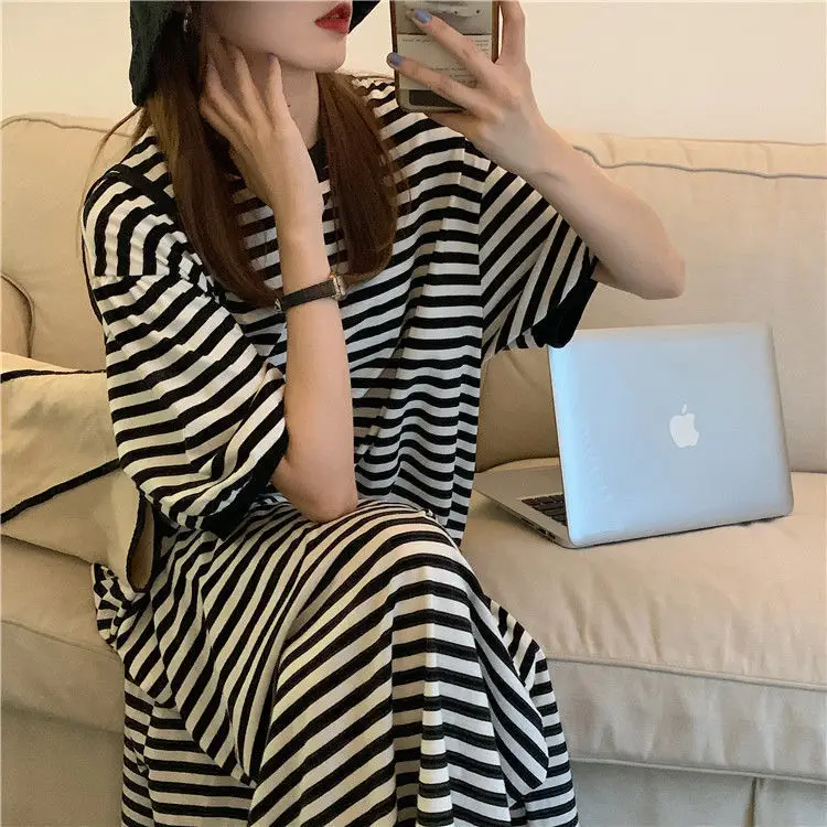 Women Striped Plus Size Summer 2026 Dress — feature 18