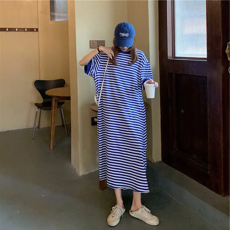 Women Striped Plus Size Summer 2026 Dress — feature 2