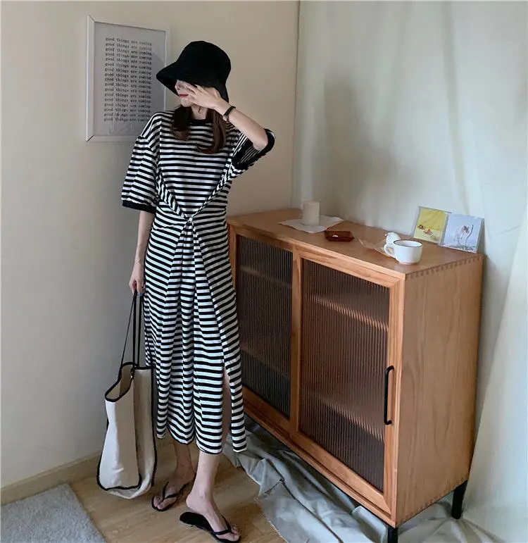 Women Striped Plus Size Summer 2026 Dress — feature 20
