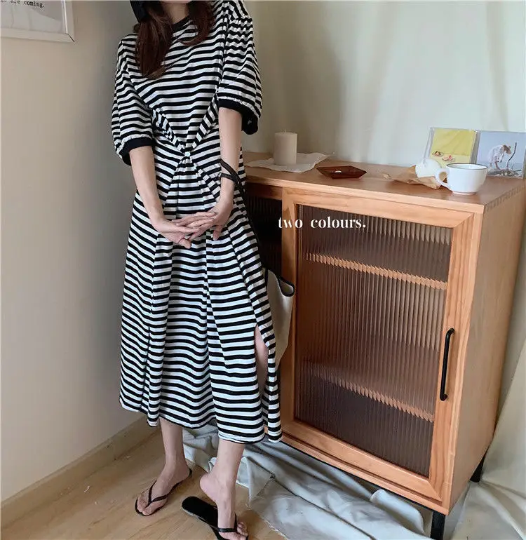Women Striped Plus Size Summer 2026 Dress — feature 21