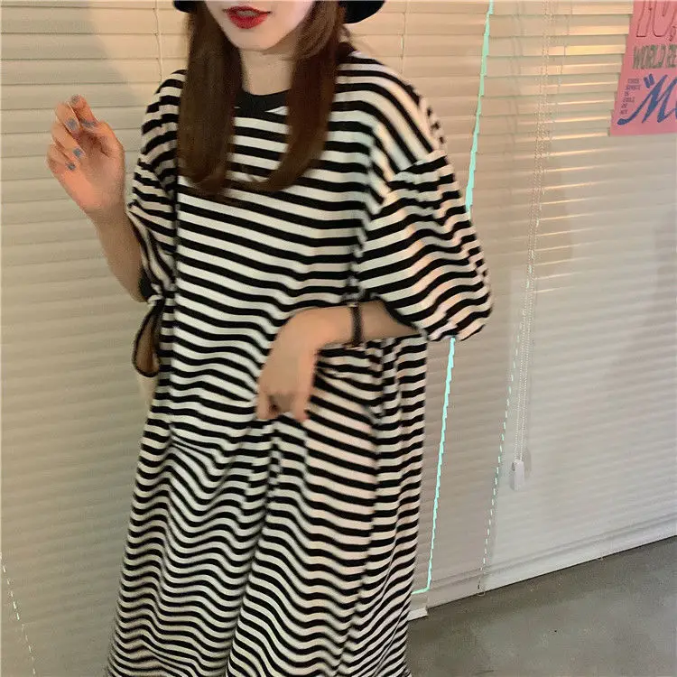 Women Striped Plus Size Summer 2026 Dress — feature 27