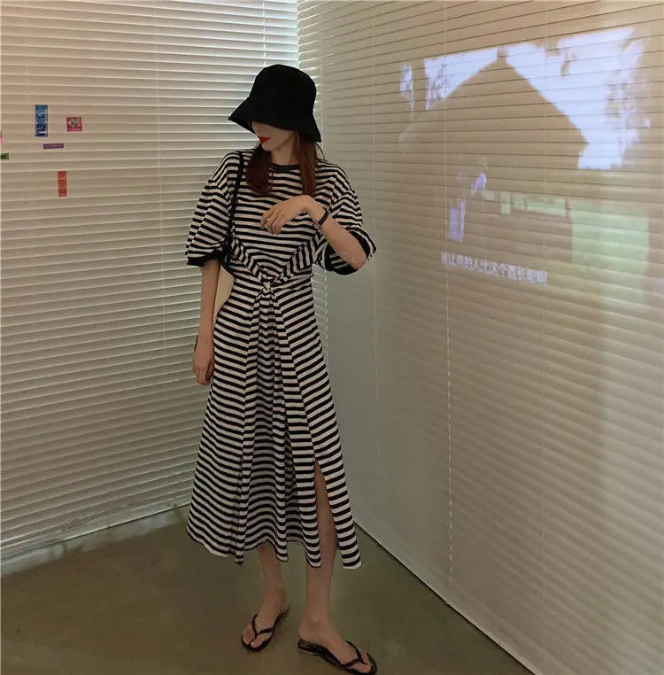 Women Striped Plus Size Summer 2026 Dress — feature 29