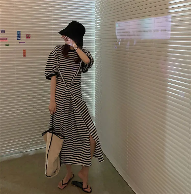Women Striped Plus Size Summer 2026 Dress — feature 30